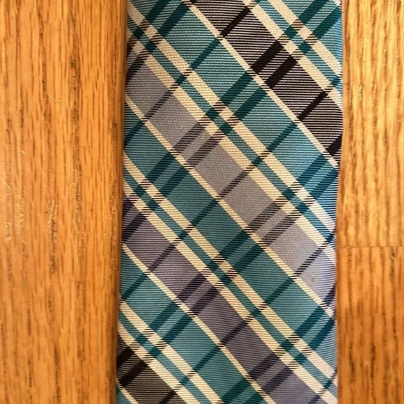 Merona men’s tie teal- blue -gray - Picture 3 of 3